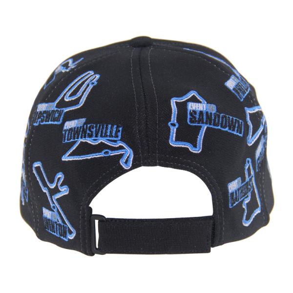 100% Heavy Brushed Cotton Woven Racing Ball Cap With Many Embroideries