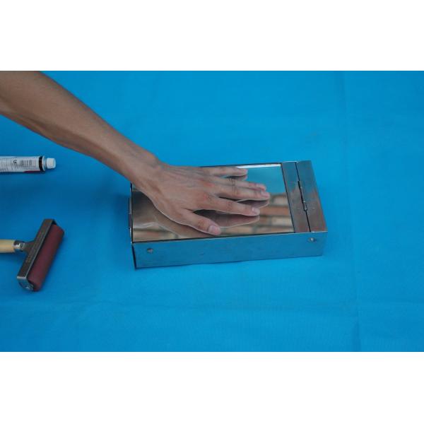 E001 BTNY-IV Stainless steel ink slab and roller fingerprint taking outfits