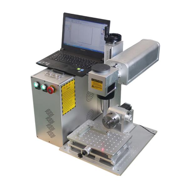 3 YEAR Mini Fiber Laser Marking Machine For Stainless Steel Metal Jewellery