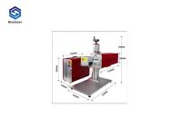 Máquina da marcação do laser do CO2 70W refrigerar de ar de EZCAD para materiais não metálicos