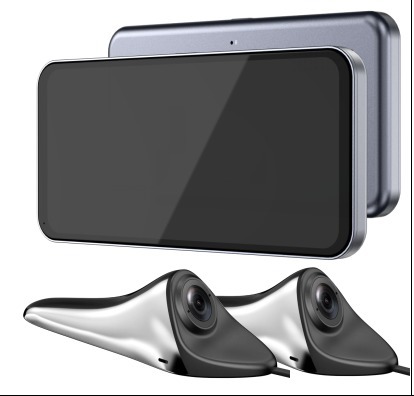 6.25 Inch 1080P AHD Touch Screen Dash Cam, Camera BSD Vehicle Monitor System, Night Vision, IP68 Waterproof