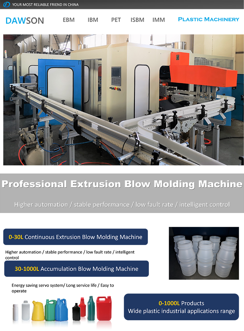 Accumulator Capacity 0 L Automatic HDPE PP Bottle Container Making Milk Bottle Plastic Processing Extrusion Blow Molding System