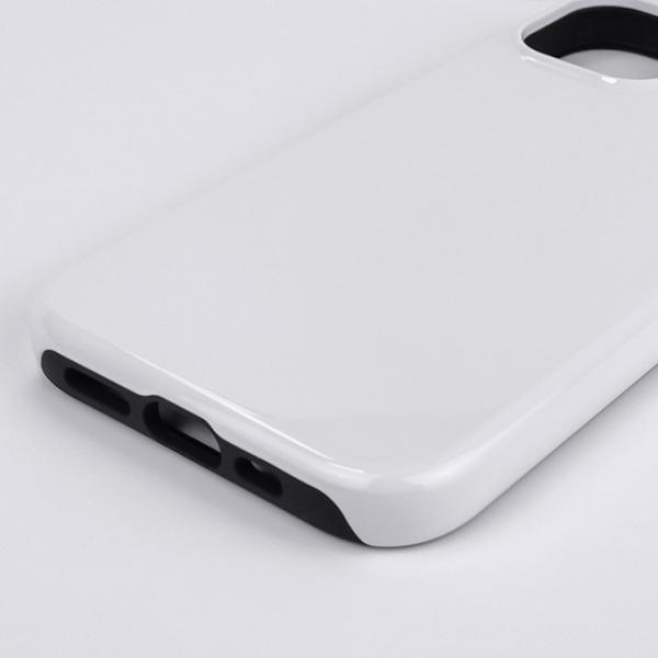 3D PC Coated 2 In 1 Tough Sublimation Phone Cases For IPhone 15 16 Pro