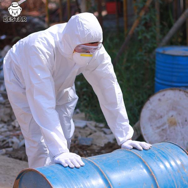 Type 5B/6B FDA Disposable Medical Coveralls For Veterinary Work