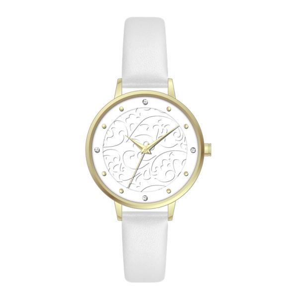 Luxury Leather Strap Diamond Women Quartz Watches Water Resistant 3 ATM