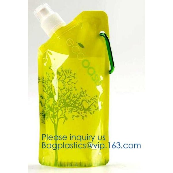 Биодеградабле жидкостная упаковывая таможня мешка доказательства утечки изготовленная на заказ сумка питьевой воды спорт сумки воды 1 галлона складная