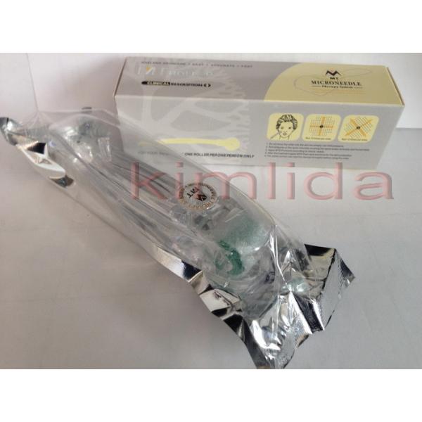 Home use 0.2mm - 2.5mm or 3mm MTS Derma Roller with 8 Microneedle discs , 192 Needles