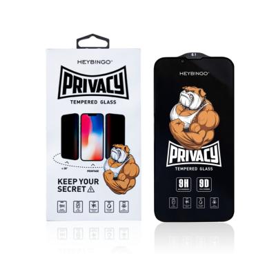 Anti Spy Full Glue Mobile Phone Privacy Screen Protector For Iphone 13 Pro Max