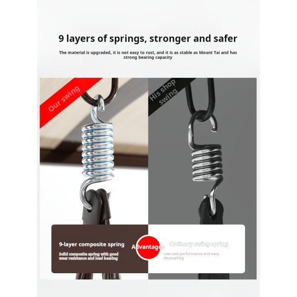 Outdoor Leisure PE Rattan 3 Person Steel Porch Swing With Canopy