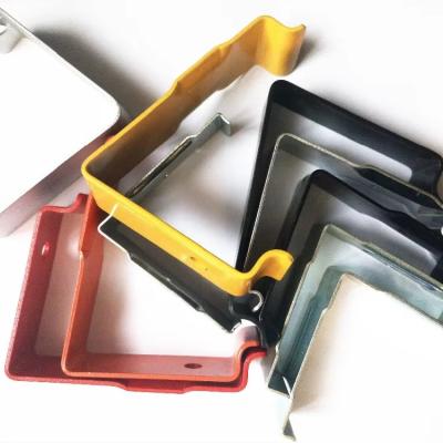 V Shape Anodized Carbon Steel Metal Crate Spring Clips For Plywood Box C057