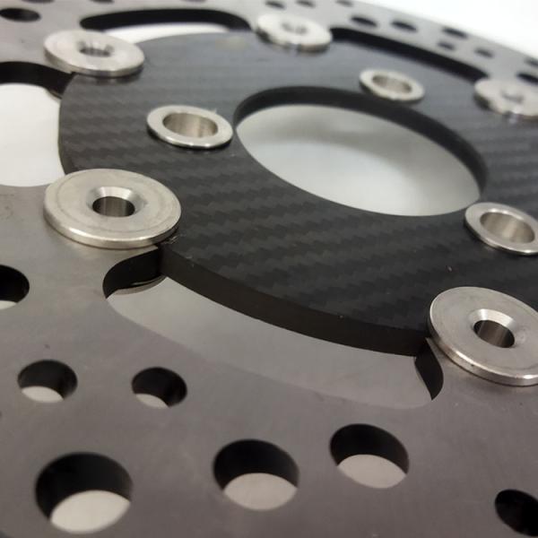 Natural Color Carbon Fiber Front 220mm Brake Disc for Honda Wave 110 125 Replace/Repair