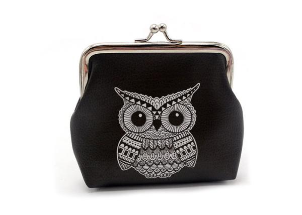 Custom animal printed Coin Purse bag Cute Owl Bag Cartoon Elephant Coin Bag