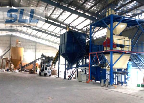 Professional Design Dry Mix Mortar Production Line Durable Large Capacity