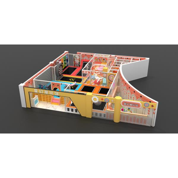Customized Max Capacity Indoor Playground with Big Slides Other Soft Play Equipment