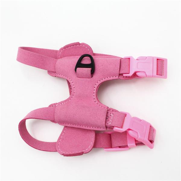 Soft Retractable Dog Collars And Leashes Small Nylon Dog Harness HP-054