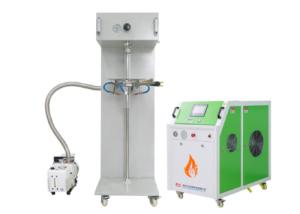 Personalização vertical da máquina de vidro Oxyhydrogen do torno da chama