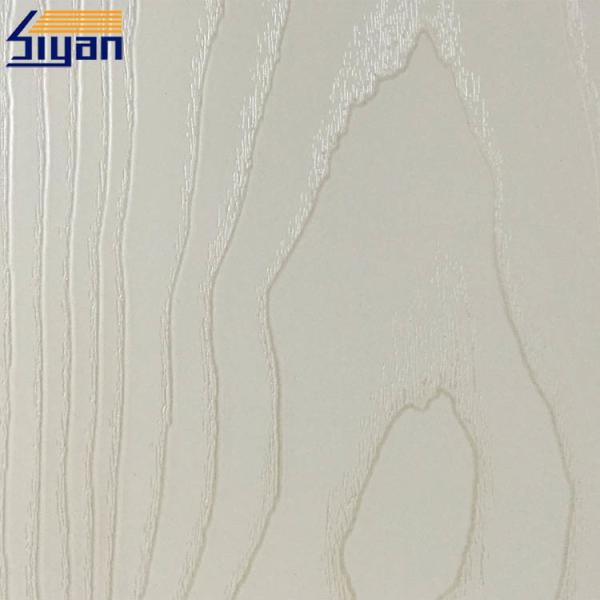 Environmental PVC Furniture Film Wood Grain For Wall Panel / Boards