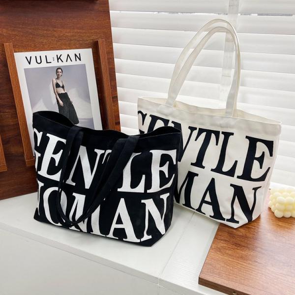 Large Capacity Oversized Canvas Cotton Shopping Tote Bag for Beach Picnic Custom Logo