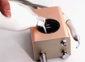 Dental Desk Type Teeth cleaning sandblaster machine with Cleaning Powder