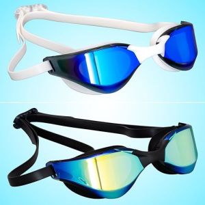 Anti-Fog UV Protection HD Lens Swimming Goggles for Adult Training and Racing