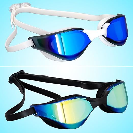 Anti-Fog UV Protection HD Lens Swimming Goggles for Adult Training and Racing