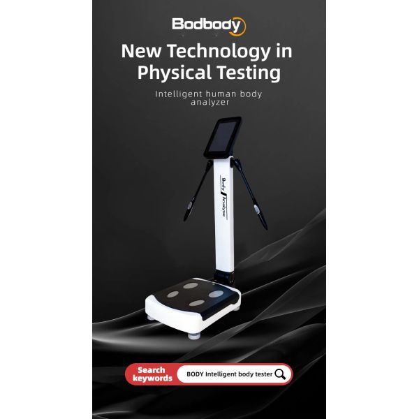 Multiple Language Fat Scale Protein Inorganic Testing Body Composition Analyzer Machine