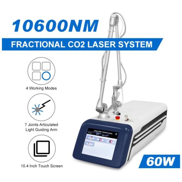 30W Fractional Co2 Laser Machine For Acne Scars Wrinkle Reduction