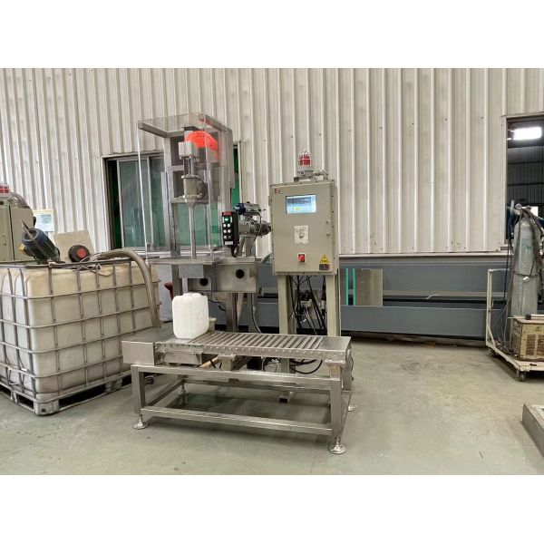 10L18L25L Double Nozzle Semi-auto Jerrycan Pail Oil Chemical Liquid Acrylic Resin H2O2 Filling Machine Filler