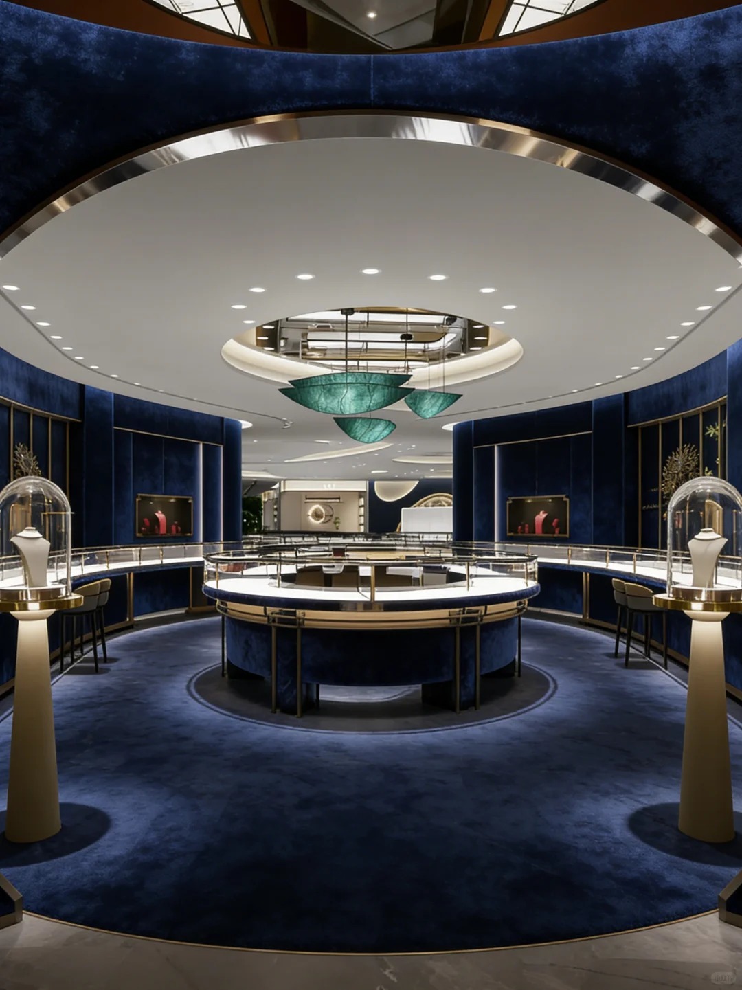 Modern Jewelry Display Cabinet with LED Lighting Lockable Glass Showcase for Retail Store Exhibition