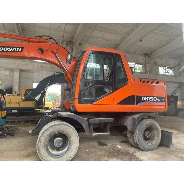 2012 Year Used Wheeled Mini Excavator Doosan DH150W-7 Good Condition