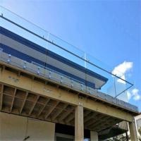 Stainless Steel Standoff Glass Railing System for Balcony Deck Stair
