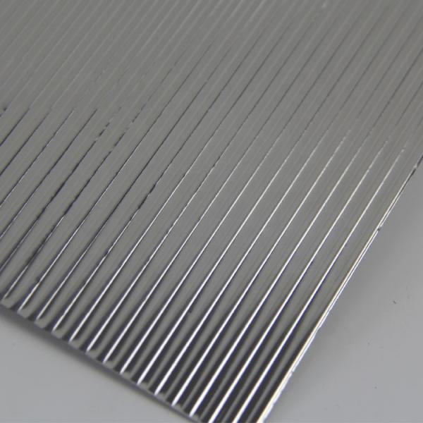 Stripes Pattern Embossed Stainless Steel Sheet Metal Plate