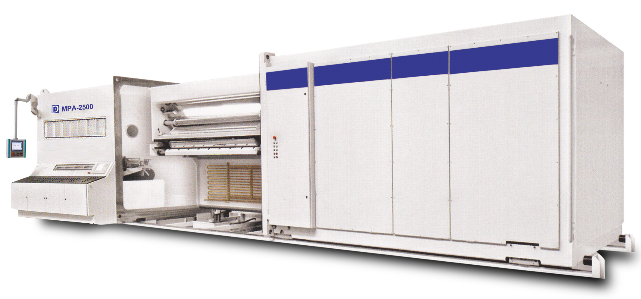 Multi функция 1500mm вакуум 8 микронов металлизируя машину