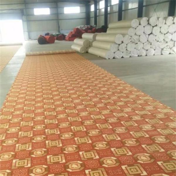 Needle punched Polyester non-woven fiber printed carpet
