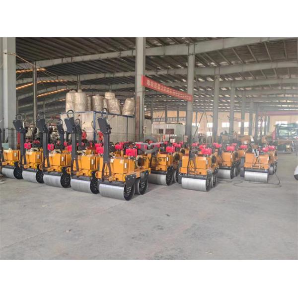 550kg Hydraulic Walk Behind Double Drum Mini vibratory Road Roller