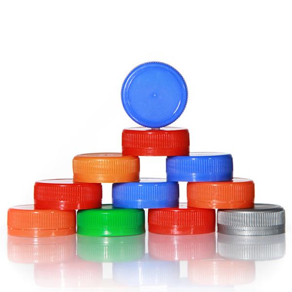Pequenas Chapas de garrafas de água de plástico de parafuso 28mm 30mm para suco de bebida