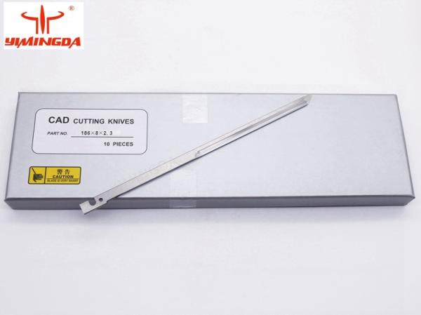 Alloy Steel Auto Cutter Blade Knife 186*8*2.3mm For Shima Seiki / Yin Cutter