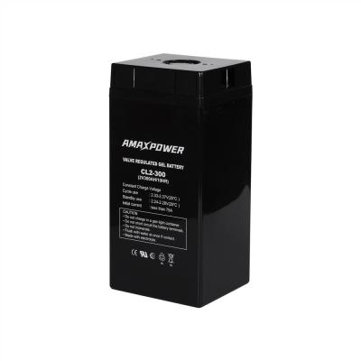 2V 300ah Gel AGM SLA Vrla Deep Cycle Maintenance Free Sealed Lead Acid Battery