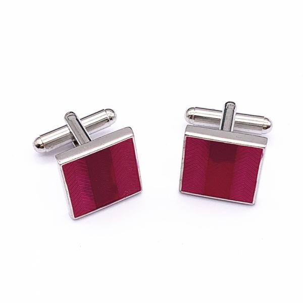 Metal Plated Mens Fashion Cufflinks , Logo Customized Cool Mens Cufflinks