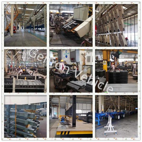 Трейлер Sideboard цапф 50T 1500mm транспорта 3 груза