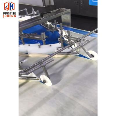 Semi Finished Flatbread Roti Canai Making Machine Indian  Lachha Paratha Making Machine