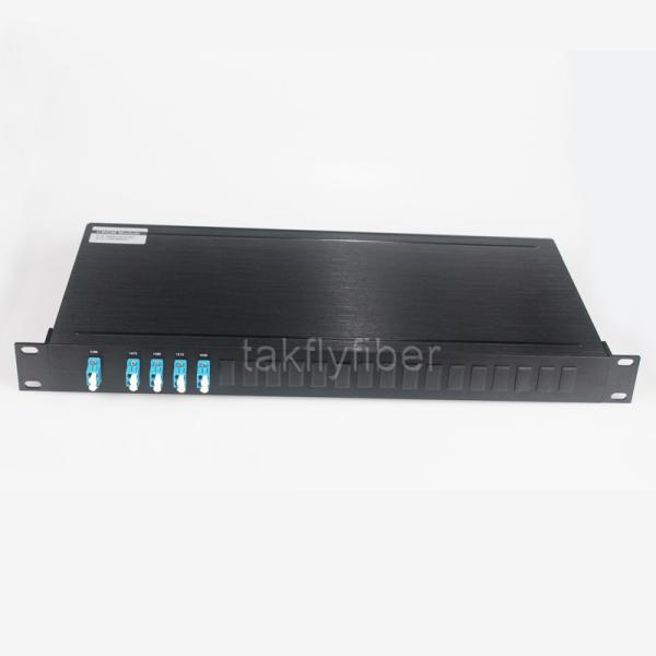 8+1CH CWDM Mux Demux 1U Chassis Coarse Wavelength Division Multiplexing With Express Port