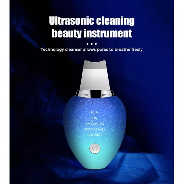 Facial Pore Cleaner Skin Rejuvenation Vibration Massage Ultrasonic Ion Skin Scrubber
