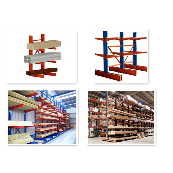 Heavy Duty Warehouse Racking Systems Two Side Light Cantilever Pallet Racks