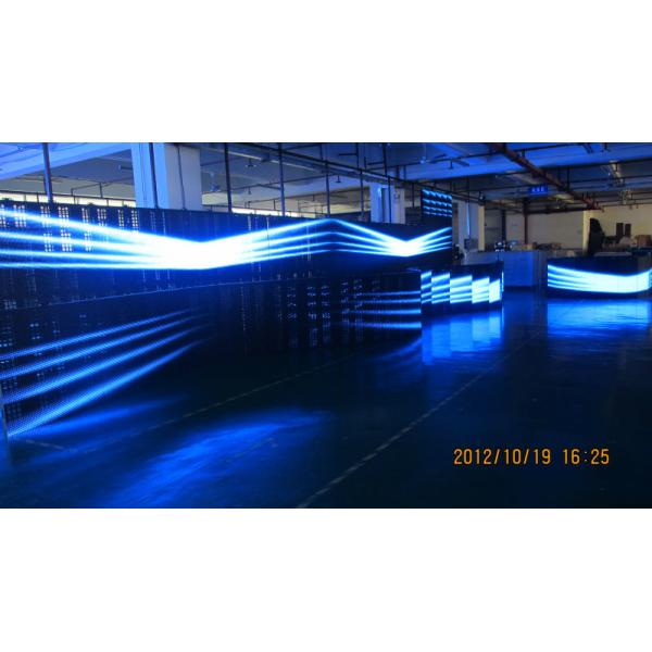 Transparent Flexible Led Screen SMD3535 P10.4 Led Mesh Screen For Stage Background