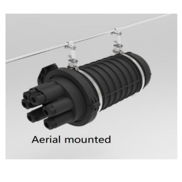 FTTH FTTX 24/48/72/96/144cores Coupe de fermeture par éclaboussure IP68 Boîte de joint mécanique en fibre optique