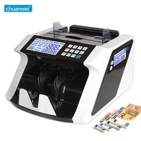 AL-7800 UV MG IR Manual Value Worldwide Currency Money Counter With Fake Detection