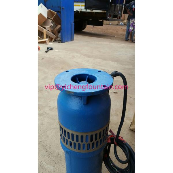 Cast Iron Underwater Submersible Fountain Pumps For Water Fountains Flange Connect Submersible Type