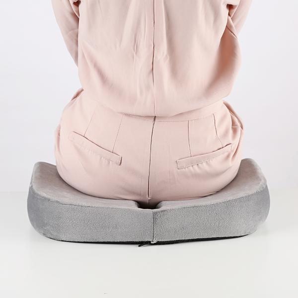 Breathable Orthopedic Memory Foam Cushion Protects Tailbone For Office Chair