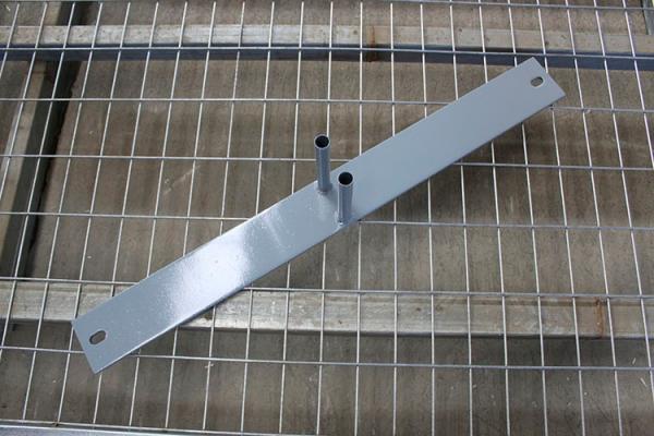 Powder coated Weld mesh 2x4x8ga wire temporary construction fence 6'x9.5' outer tubing 50mm*50mm*1.5mm brace 30mm*30mm